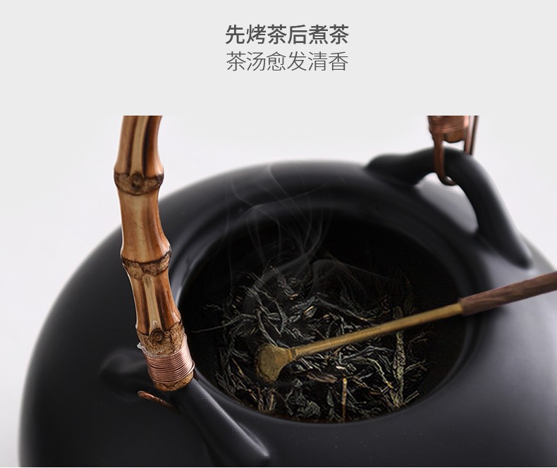 陶瓷壶欧麦养生壶（竹节提壶）详情8