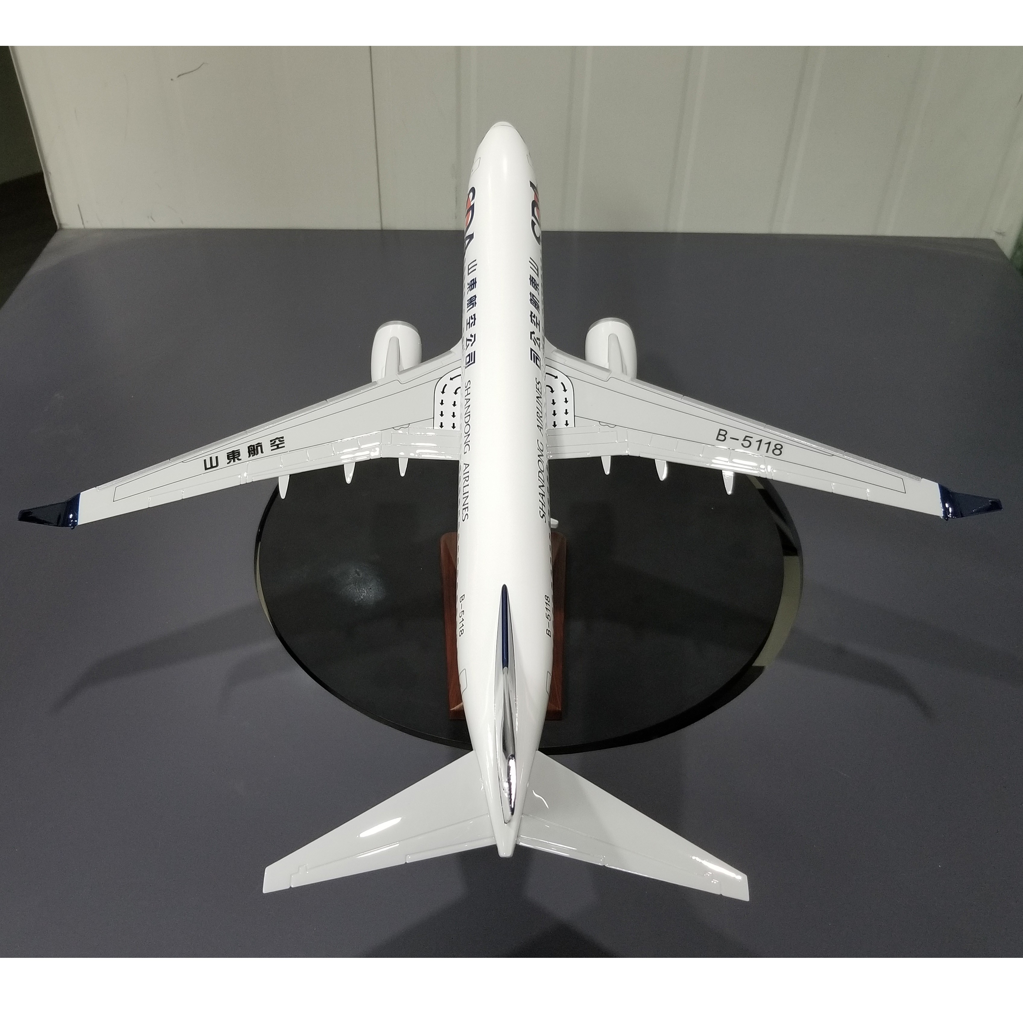 飞机模型（B737-800中国山东航空47CM）ABS合成塑脂飞机模型 仿真飞机模型详情12