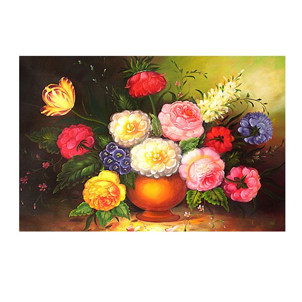 American country-style living room decorative painting, dining room flower wall hanging painting, simple and beautiful bedroom horizontal wall painting core Application Scenario