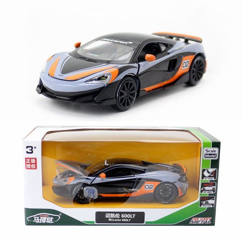 1:32迈凯伦600LT赛车模型仿真车合金车摆件