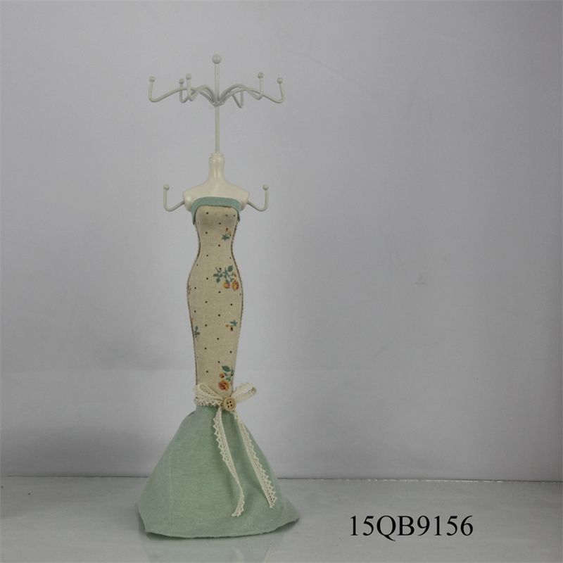 婚纱系列田园风模特首饰架饰品架鱼尾裙36CM/9156