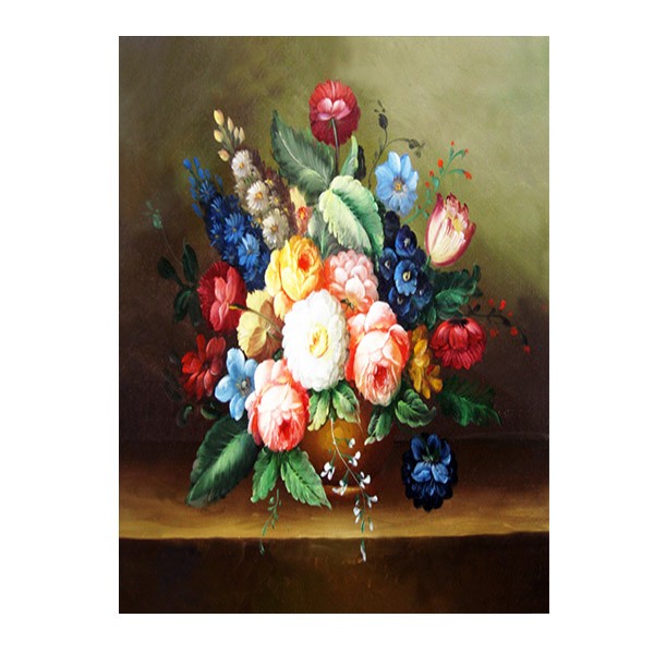 American country-style living room decorative painting, dining room flower wall hanging painting, simple and beautiful bedroom horizontal wall painting core detail image 6