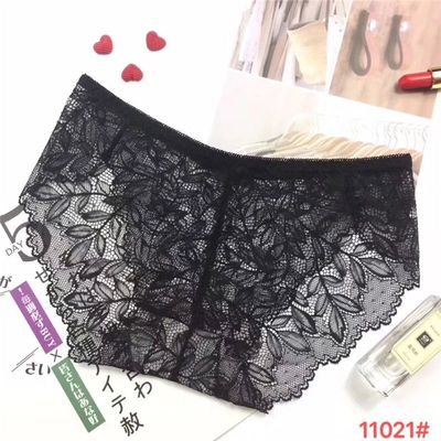 无缝针织内裤女士内裤仙女蕾丝款39