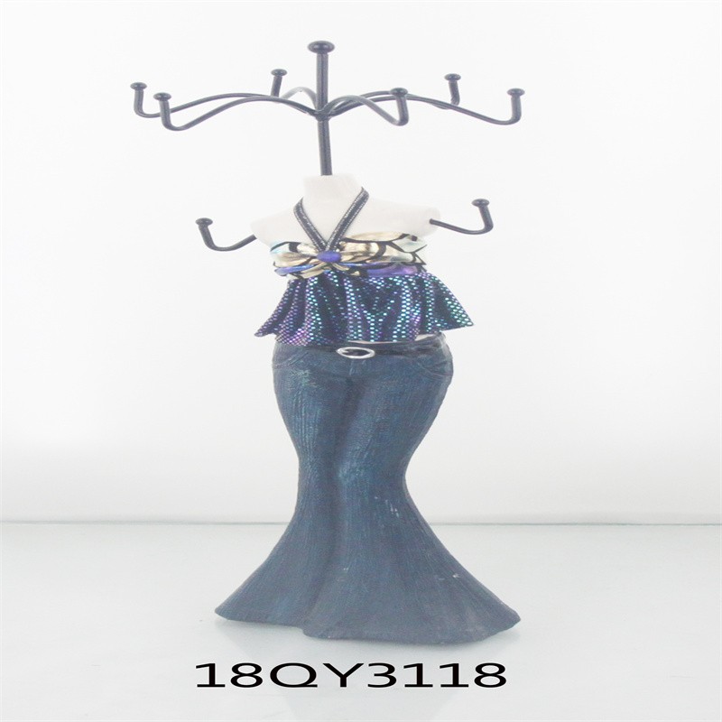 婚纱系列模特首饰架项链耳环饰品架3118详情图1