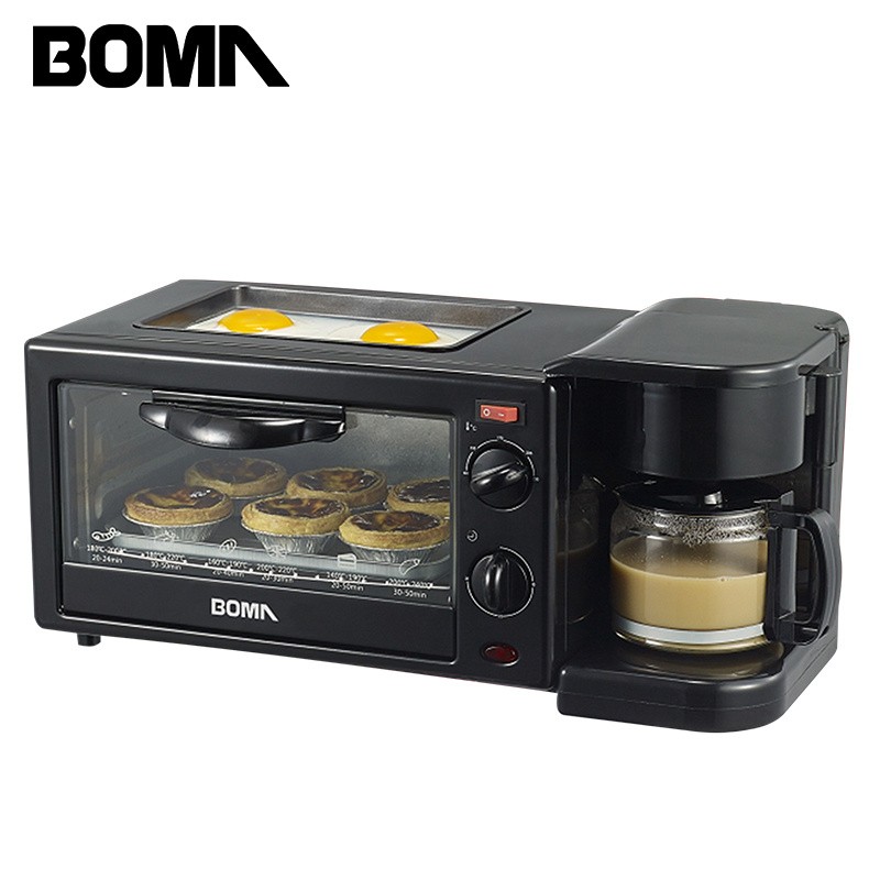 Boma marca 3 en 1 máquina de desayuno hogar multifuncional horno eléctrico máquina de café placa de fritura estilo explosiva 3000W detail image 12