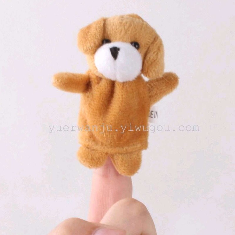 毛绒指偶 动物玩偶10款动物 讲故事玩具详情图3