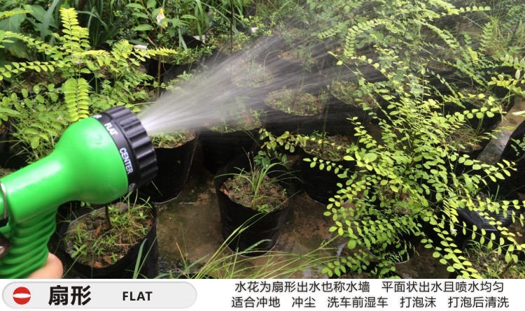 25FT高压洗车水家用塑料伸缩水管铝扣套装汽车园林花园花洒软管批发详情图17