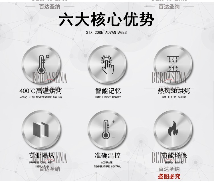 MGP-20H 热风循环烤箱 商用多功能披萨炉 智能履带燃气大容量烤炉详情图1