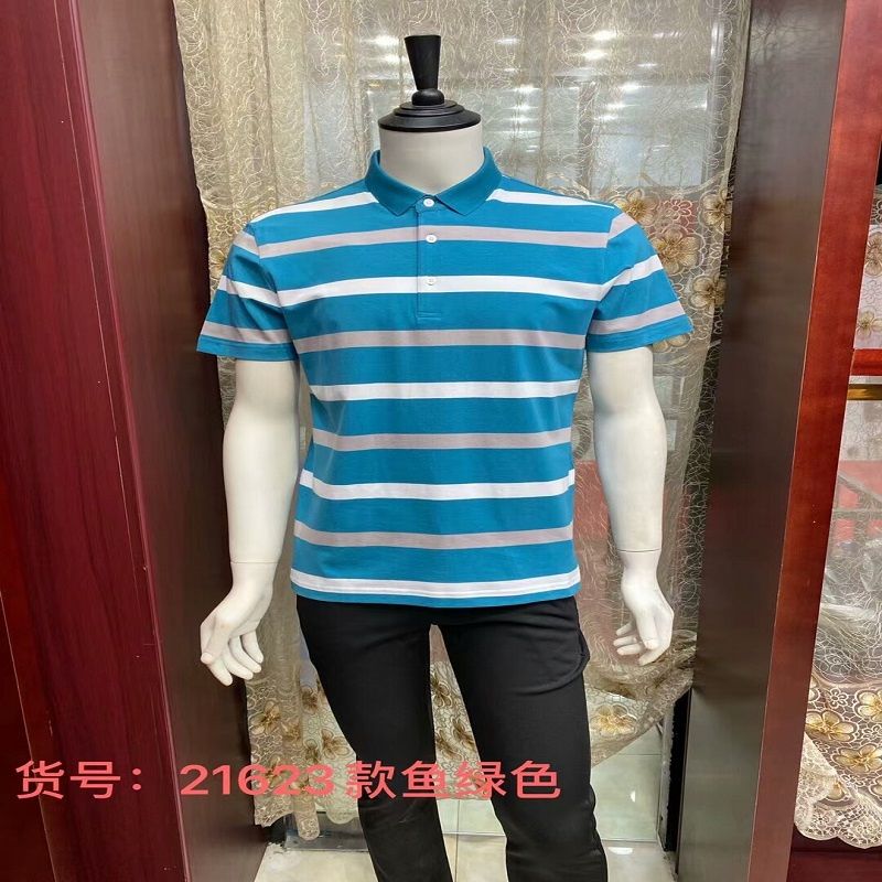 夏装男士上衣短袖T恤清凉青年纯棉圆领印花透气排汗上衣6