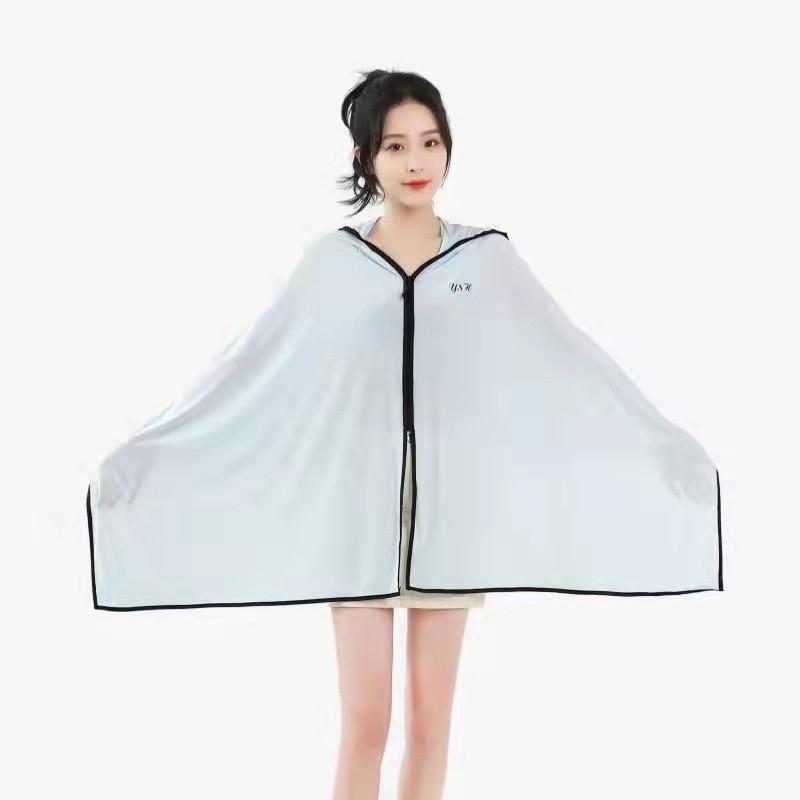 Sun Protection Clothes Summer New Cape Sun Protection Breathable Cape Long Sleeve Top Fashion 1 full figure