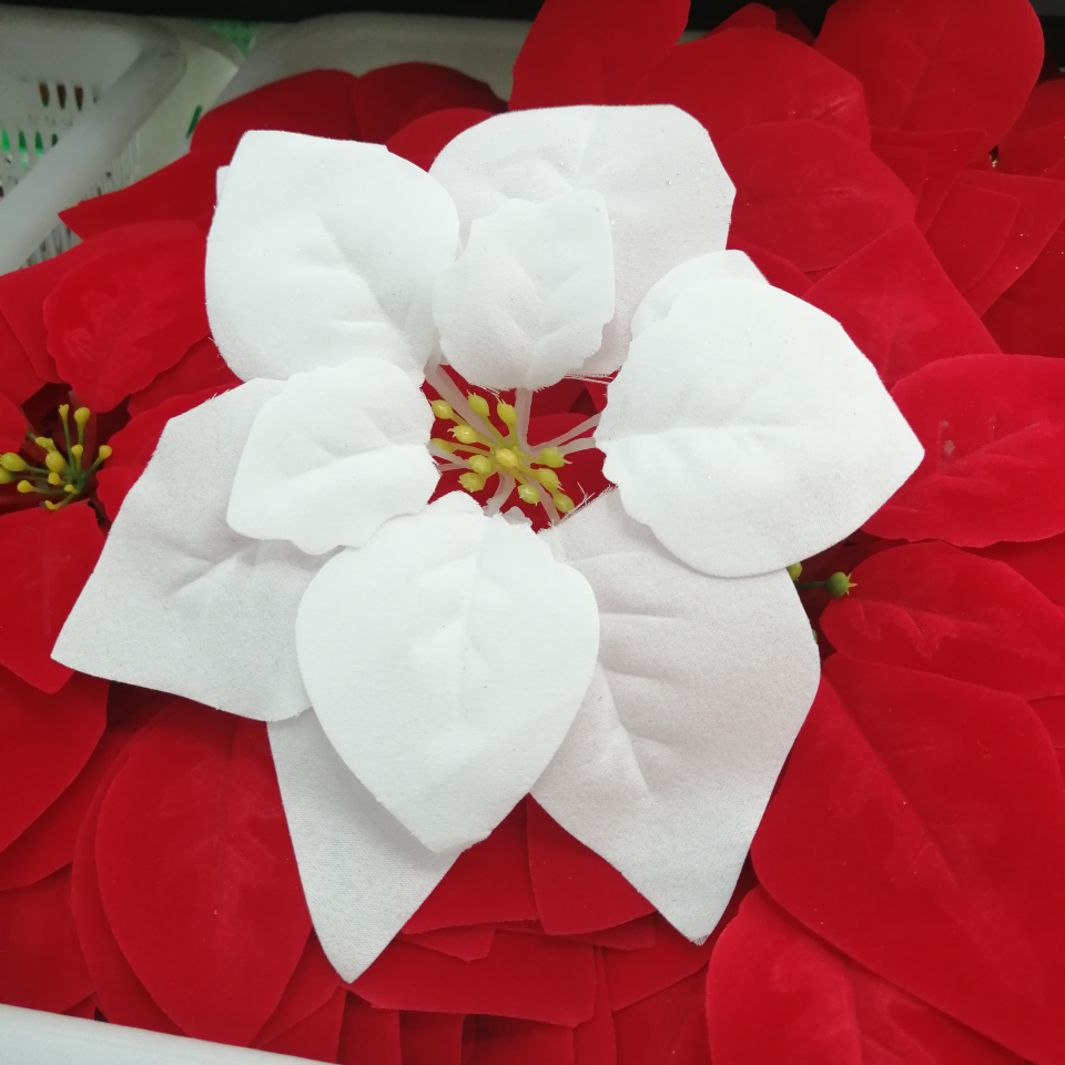 Christmas flower, white fruit, forked fruit artificial plant 123