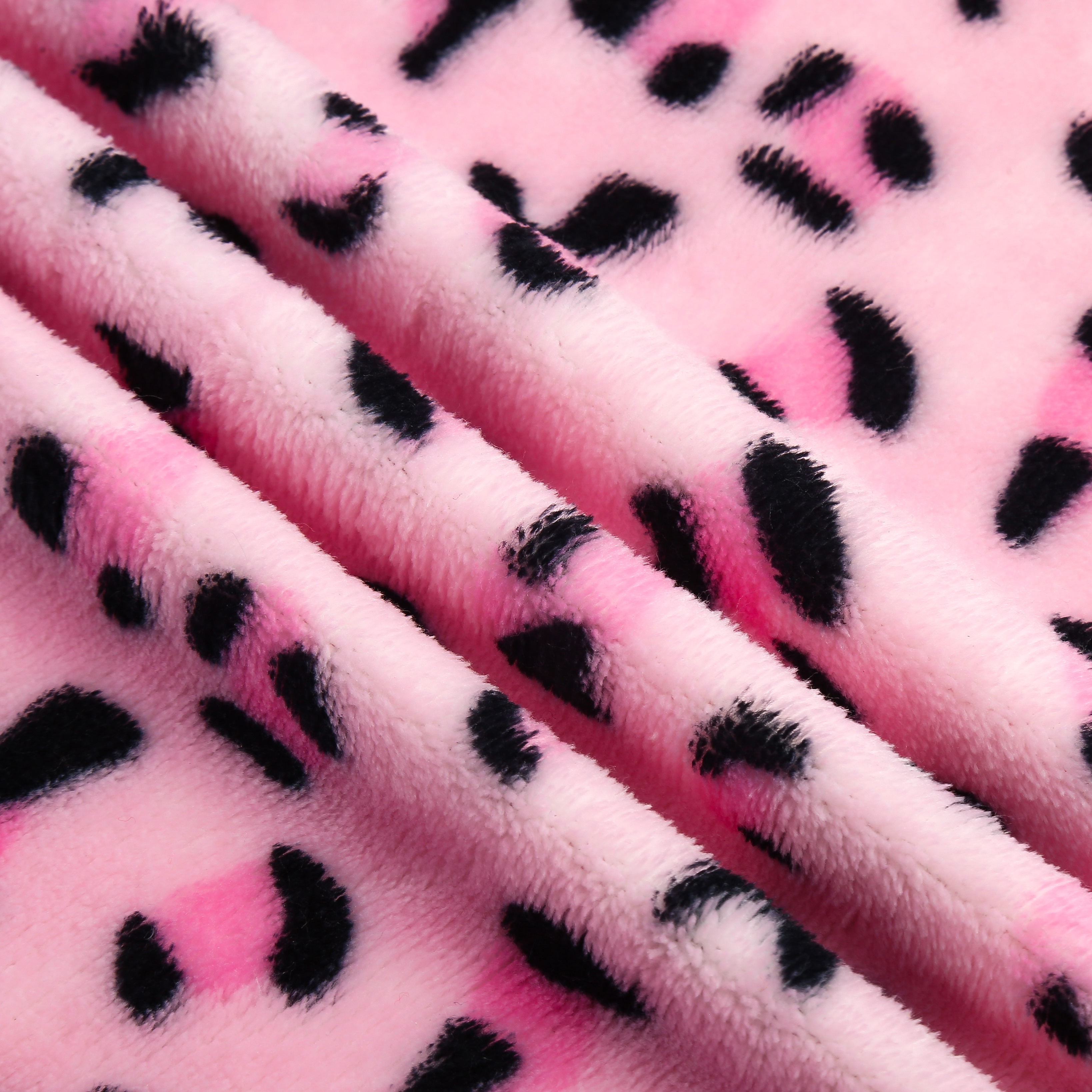 Factory direct sales, double-sided flannel printed leopard print detail image 7