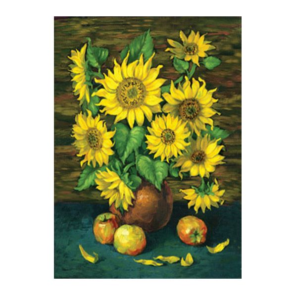 American country-style living room decorative painting, dining room flower wall hanging painting, simple and beautiful bedroom horizontal wall painting core details Picture
