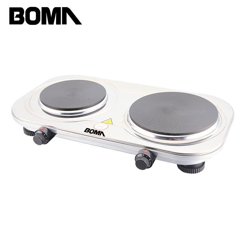 Boma electrodomesticos estufas eléctricas de doble disco con temperatura ajustable estufas eléctricas de alta potencia 1000w+1500W detail image 1
