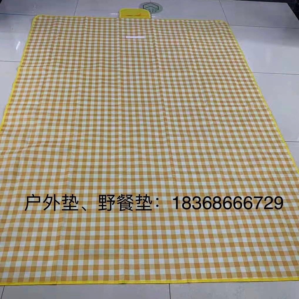 户外垫牛津布野餐垫沙滩垫牛津布600Ｄ底部PVC防水层户外用品详情图5