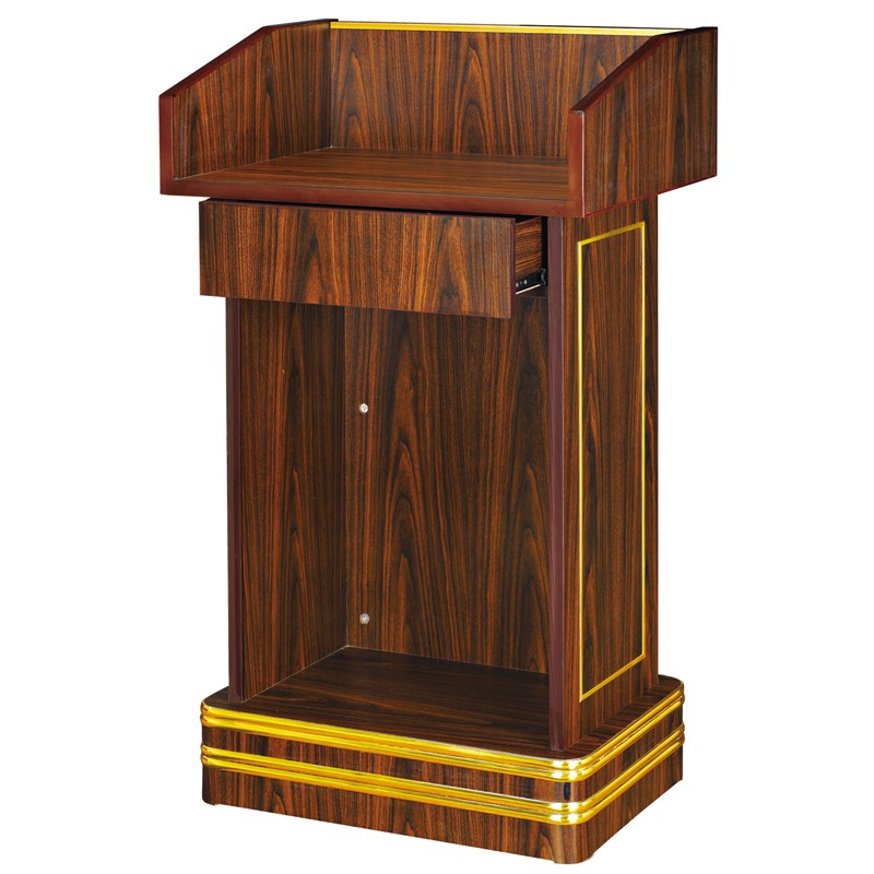 A copper and wood podium pic 2