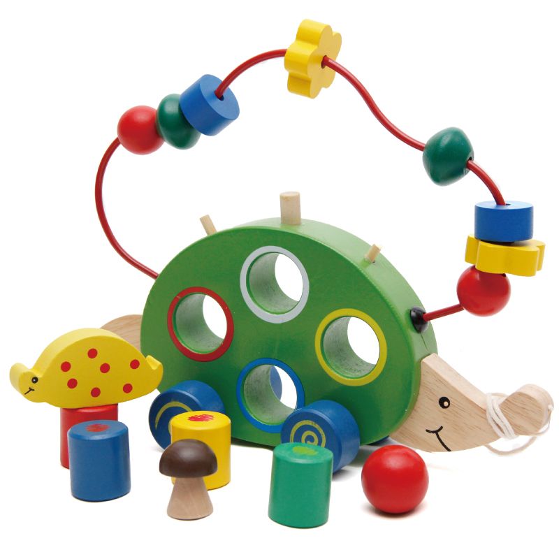 The wooden educational toy turtle around the pearl is highly entertaining and colorful. It helps cultivate logical thinking ability. It is a parent-child game that exercises hand-eye coordination. It is an early education and enlightenment toy that accompanies your growth Item Picture
