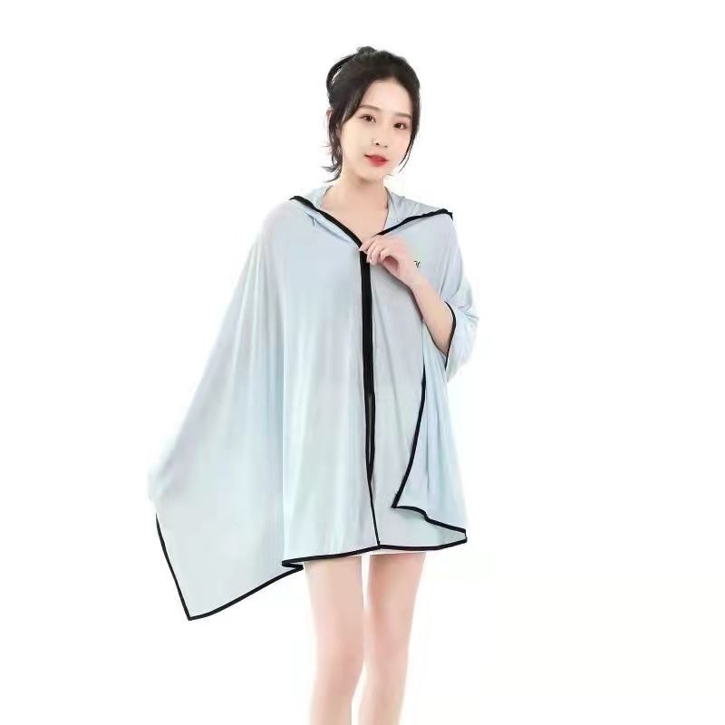 Sun Protection Clothes Summer New Cape Sun Protection Breathable Cape Long Sleeve Top Fashion 1