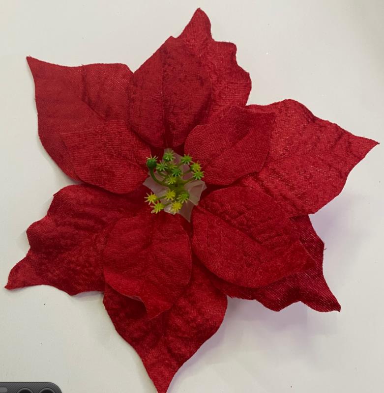 Christmas flower, white fruit, forked fruit artificial plant 6 details Picture