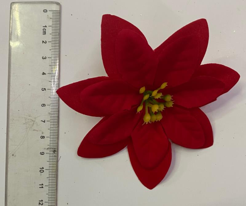 Christmas flower, white fruit, forked fruit artificial plant 7 details Picture