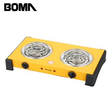 Boma marca doble placa placa eléctrica cocina doméstica temperatura ajustable hornos para frear hornos de alta potencia mosquito bobina