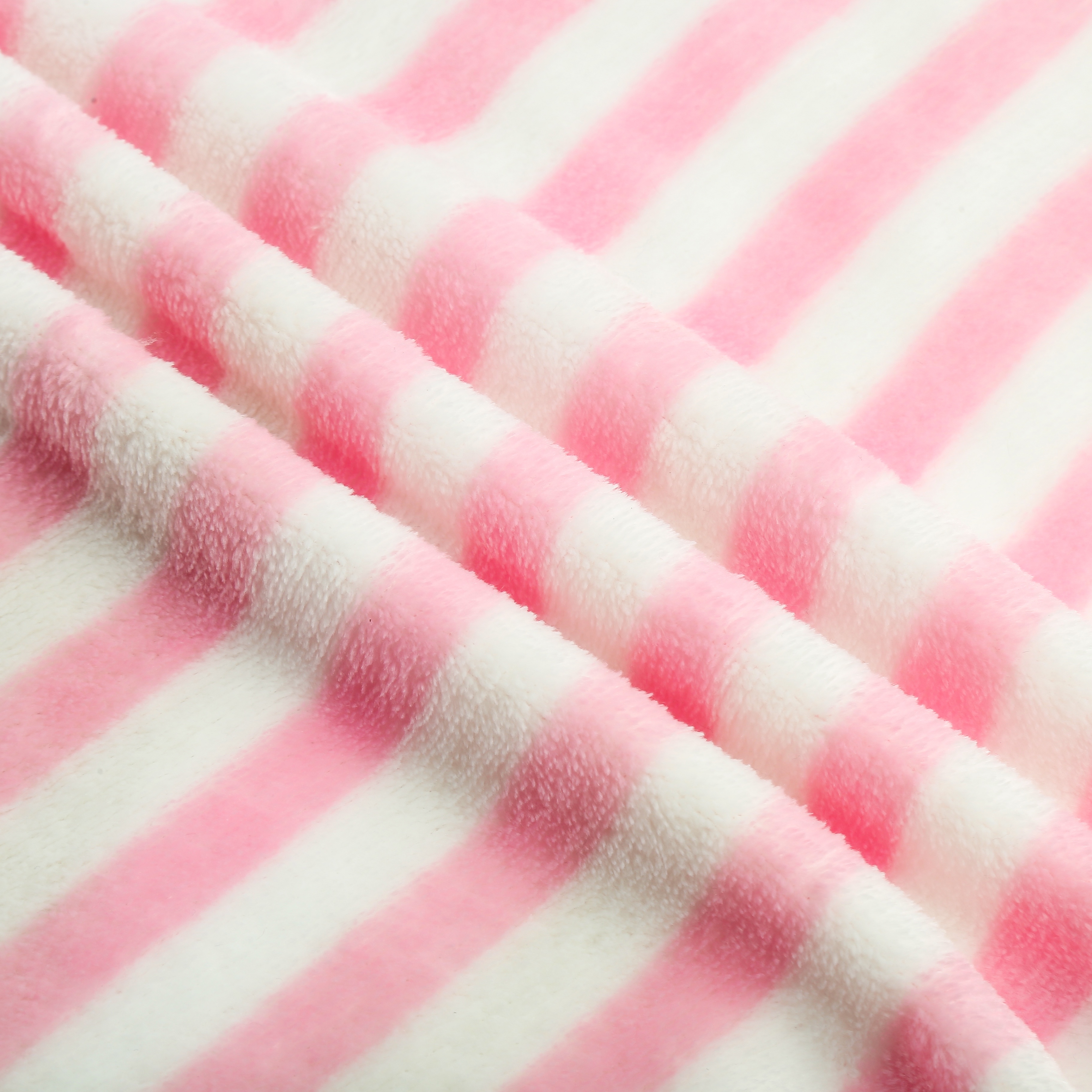 Factory direct sales with double-sided flannel striped printing detail image 5