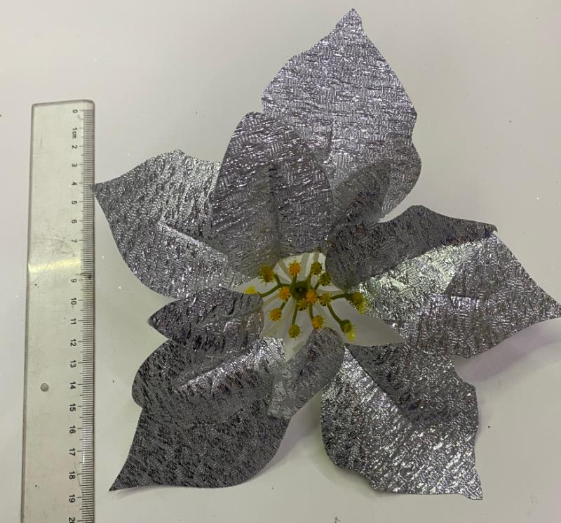 Christmas flower single white fruit forked fruit artificial plant 3333 Specification image