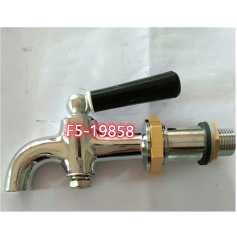 All-copper thickened 4-inch electric kettle faucet, water boiler faucet, insulated bucket hot water faucet, tea bucket hot water faucet detail image 1