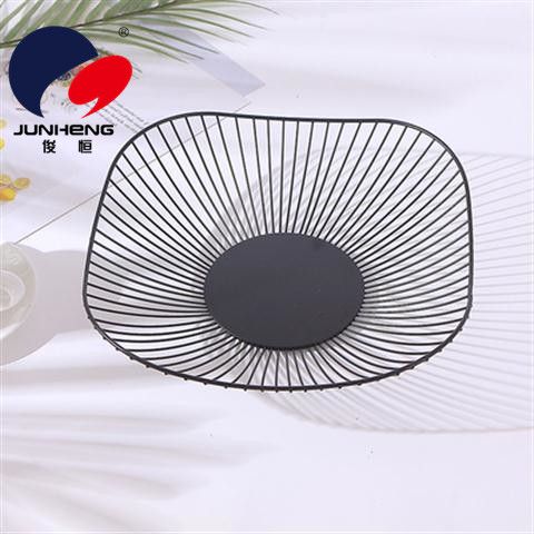 Nordic wind iron art fruit basket home modern living room tea table fruit basin snack thousand fruit plate net red creative fruit basket Item Picture