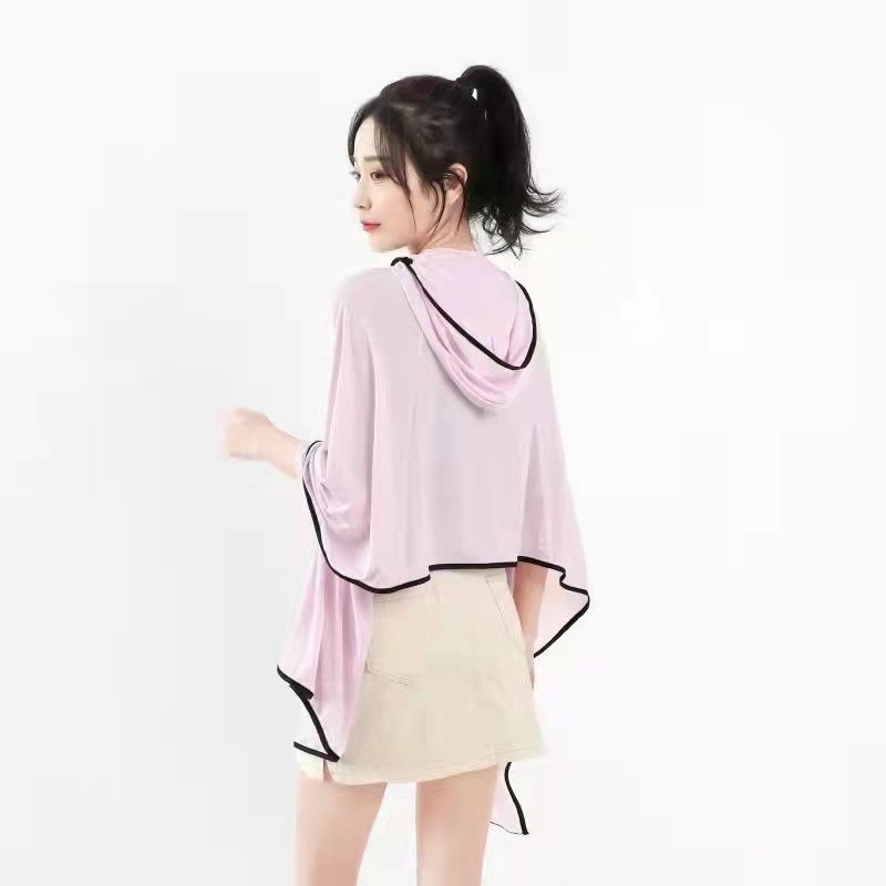 Sun Protection Clothes Summer New Cape Sun Protection Breathable Cape Long Sleeve Top Fashion 1 details Picture