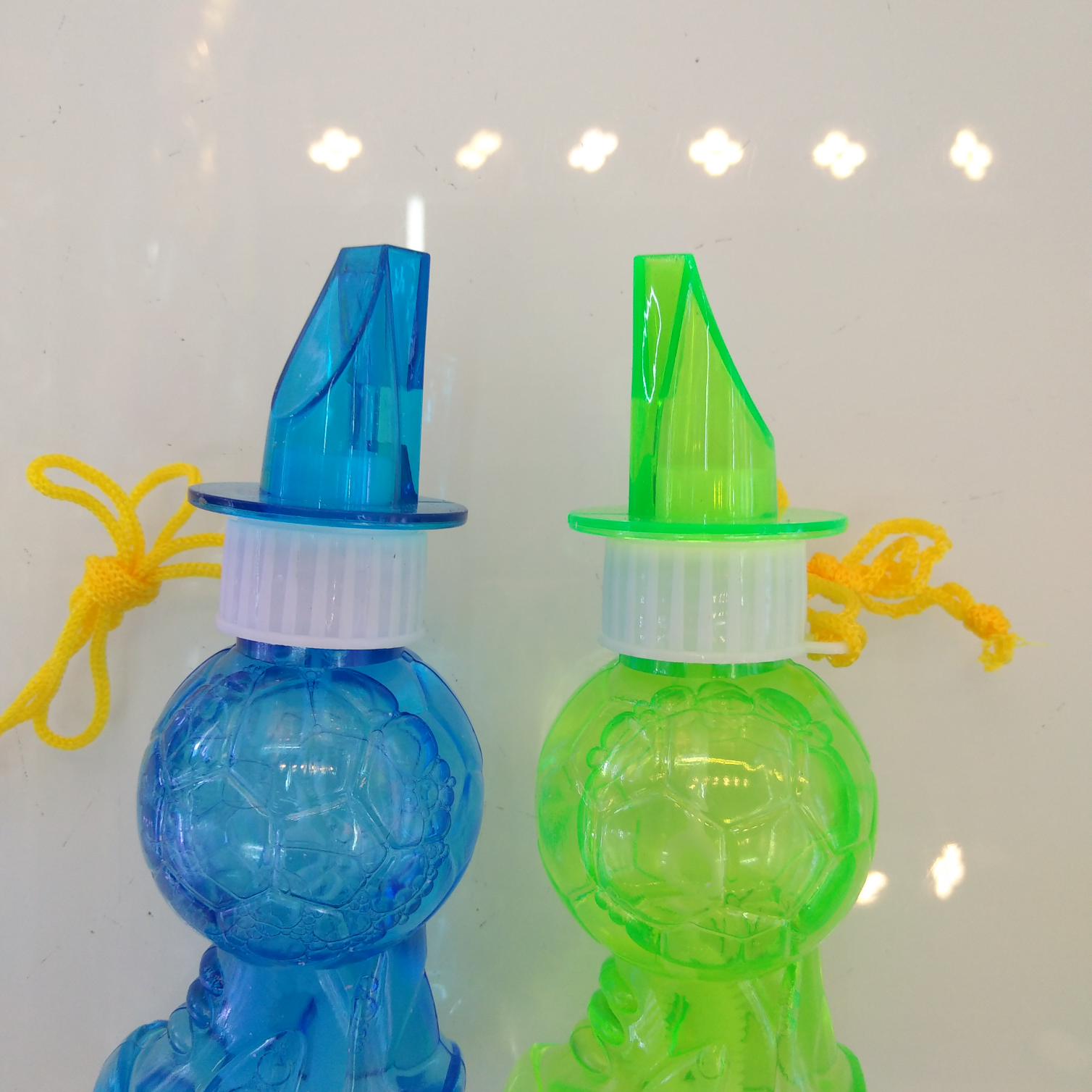 Football whistle bubble water