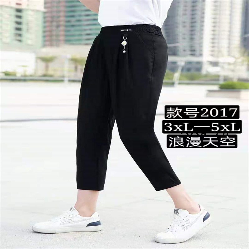 时尚潮流百搭休闲裤黑色棉绸舒适透气短裤打底裤流行20详情图1