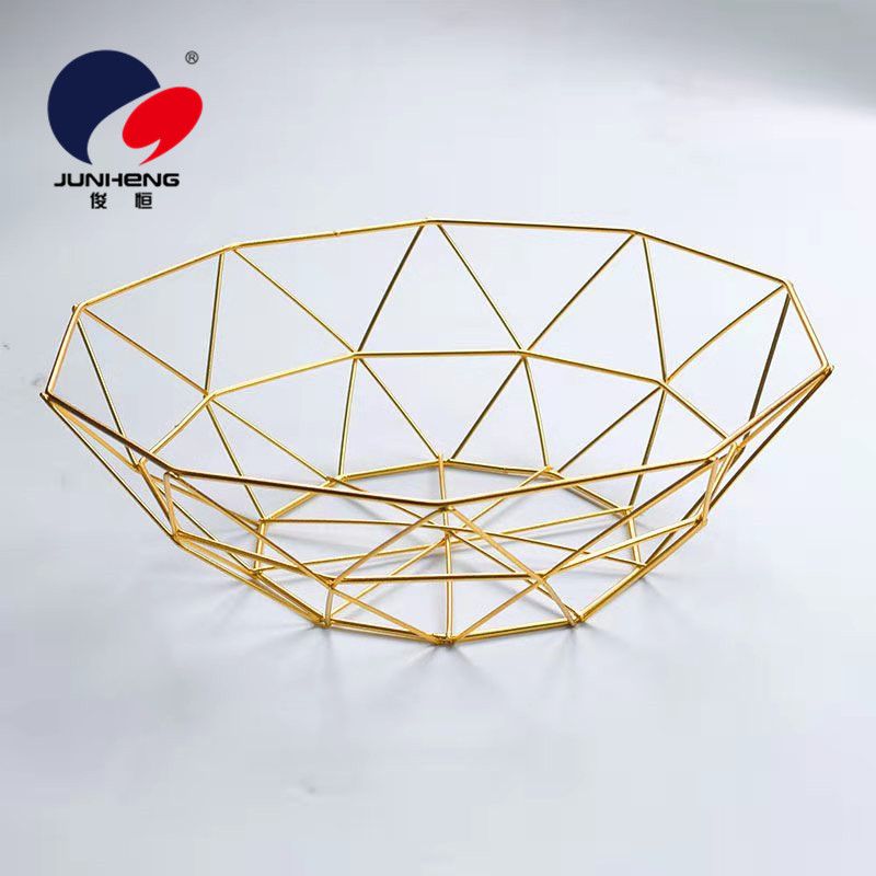 Nordic creative fruit tray decoration simple modern home tea table iron leach blue fruit blue decoration Specification drawing