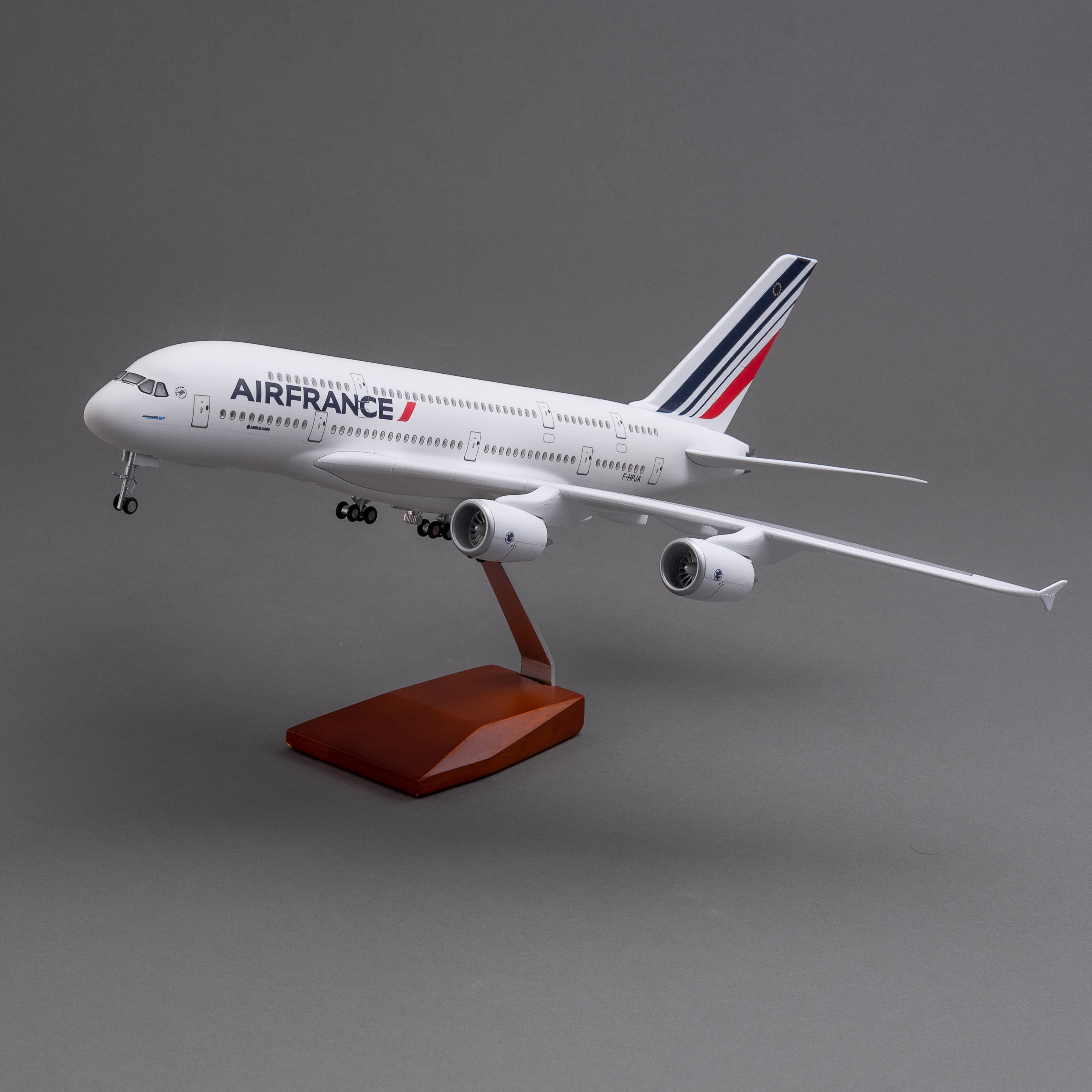 飞机模型（A380法国航空45CM）ABS合成塑脂飞机模型 仿真飞机模型 ABS飞机模型 塑料飞机模型详情2