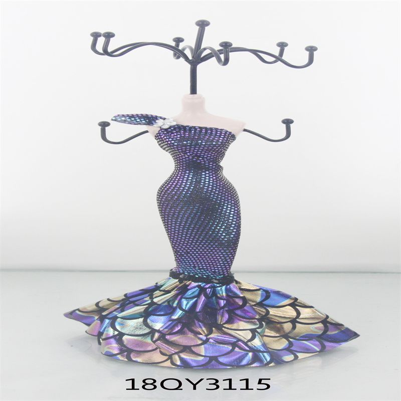 婚纱系列模特首饰架项链耳环饰品架鱼尾裙27CM/3115