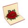 厂家批发创意3D立体贺卡情人教师节纸质牡丹鲜花感谢祝福礼物贺卡白底实物图