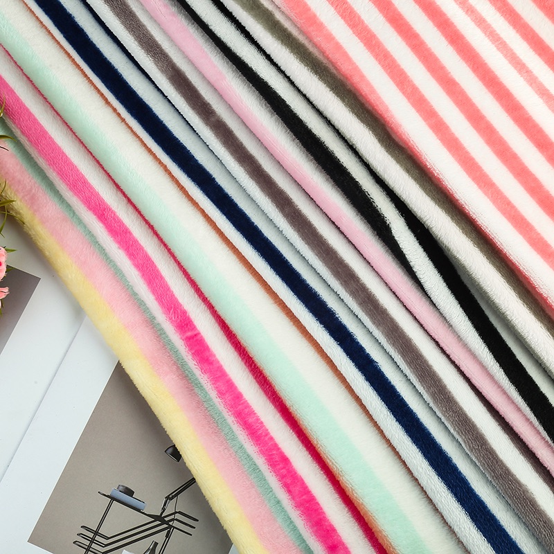 Factory direct sales with double-sided flannel striped printing