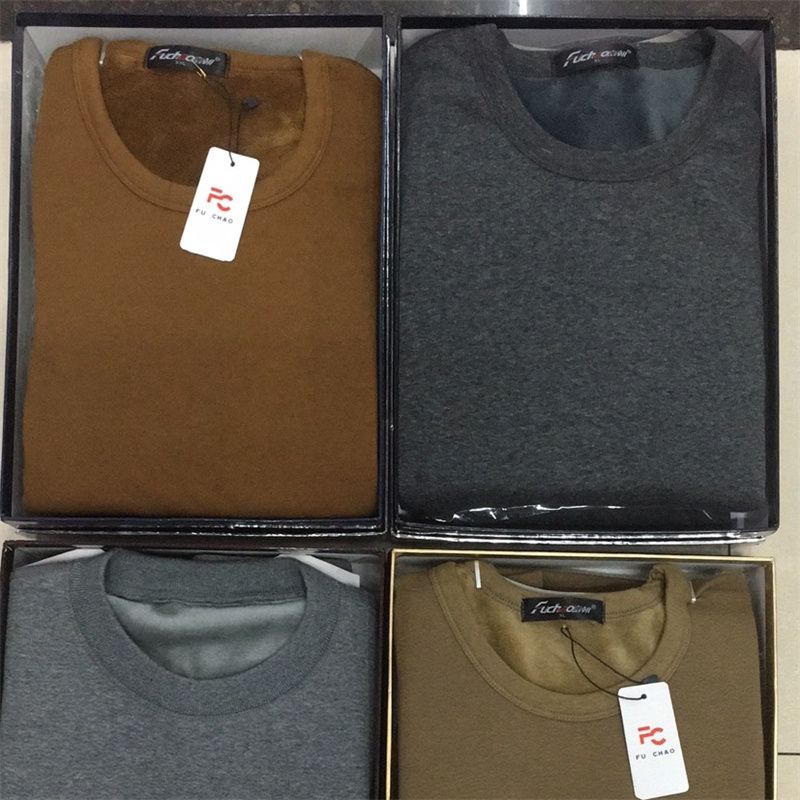 Autumn And Winter On The New Men's Warm Underwear Set Comfortable Close-Fitting Long Johns Soft Line Clothing Line Pants 79