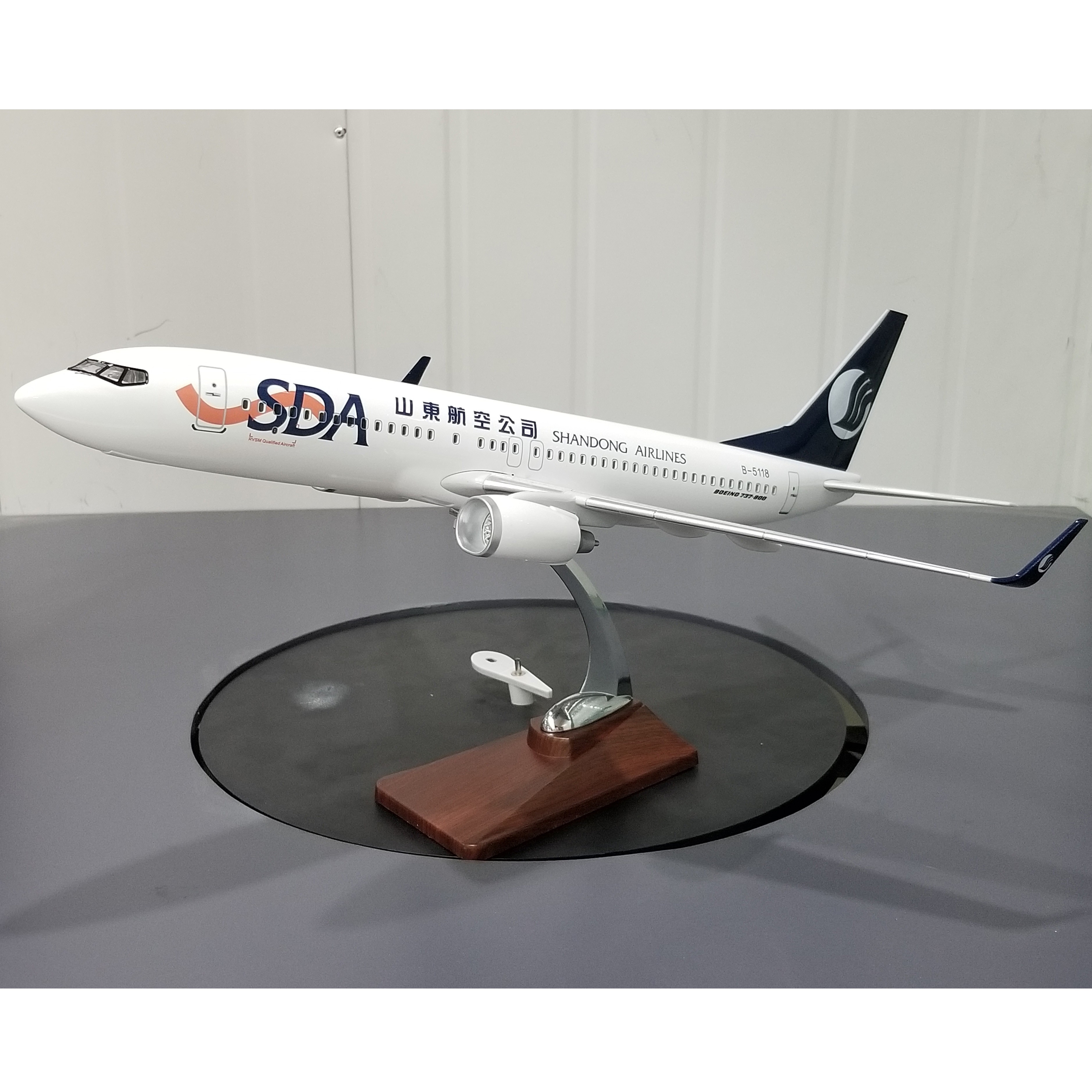 飞机模型（B737-800中国山东航空47CM）ABS合成塑脂飞机模型 仿真飞机模型详情14