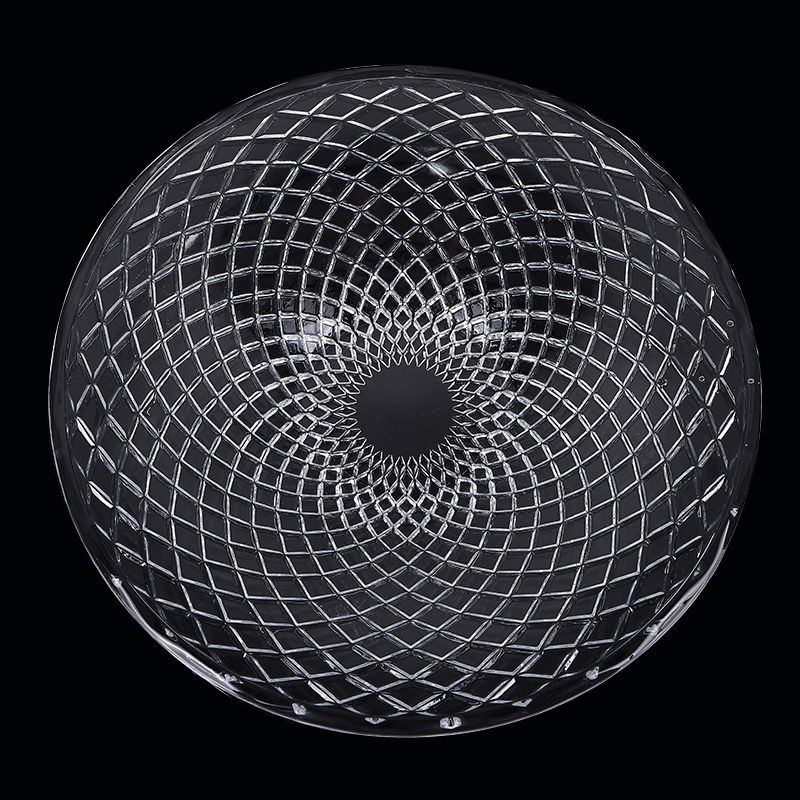 家用高档水晶玻璃果盘平盘DP-06产品图