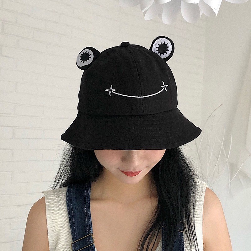 Kids and Adults Wearing Frog Fisherman Hats in the Sun