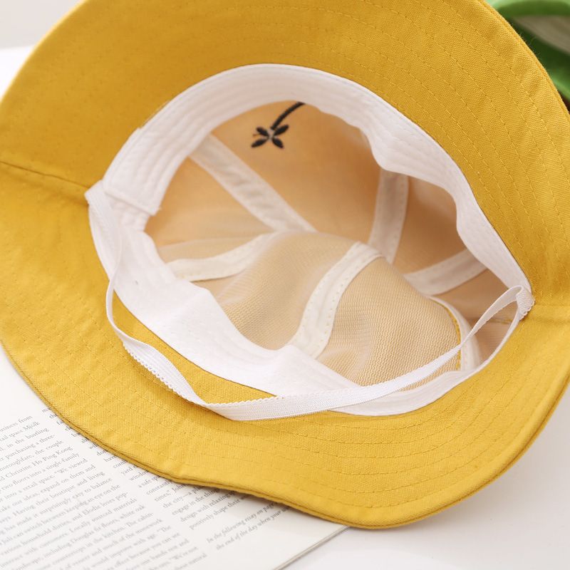 Cross-Border Cartoon Cute Children Adult Frog Fisherman Hat Casual Parent-Child Basin Hat Sun Protection Big Eye Hat