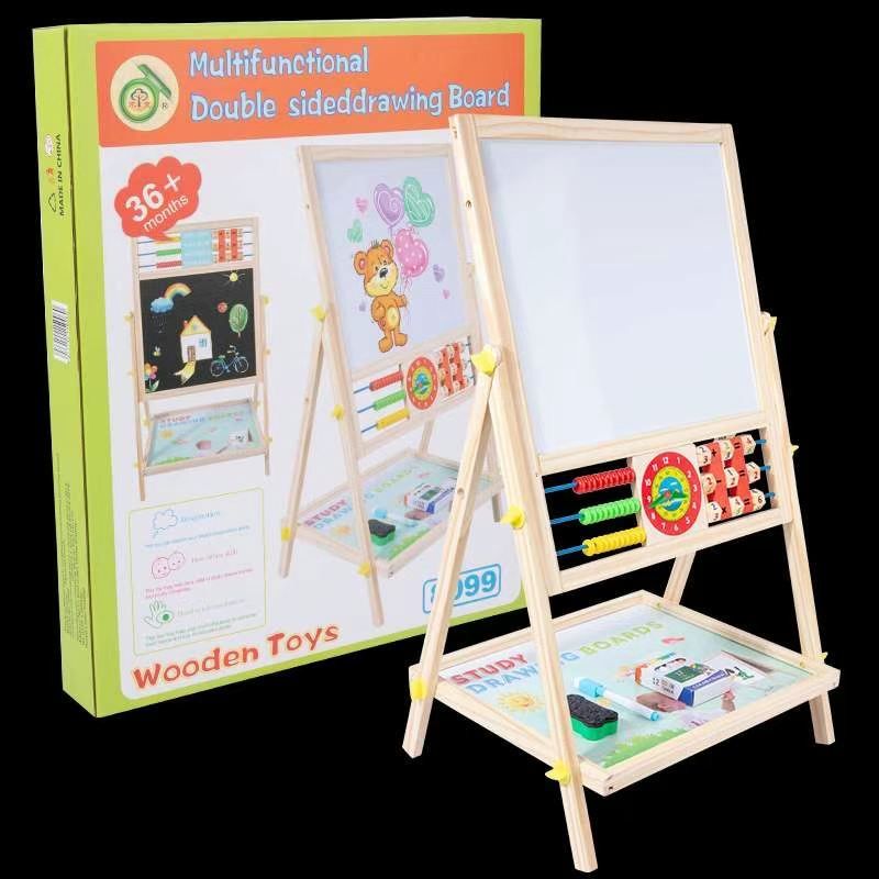 The wooden toy educational and fun multi-functional drawing board is highly entertaining with rich colors. It can cultivate logical thinking ability, play parent-child games, and exercise hand-eye coordination. It is an early education and enlightenment toy that accompanies your growth Application Scenario