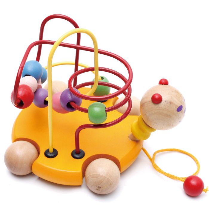 The wooden toy, the educational golden turtle wrapped around a pearl, is highly entertaining and colorful. It helps cultivate logical thinking ability. The parent-child game exercises hand-eye coordination. It is an early education and enlightenment toy that accompanies your growth Specification image