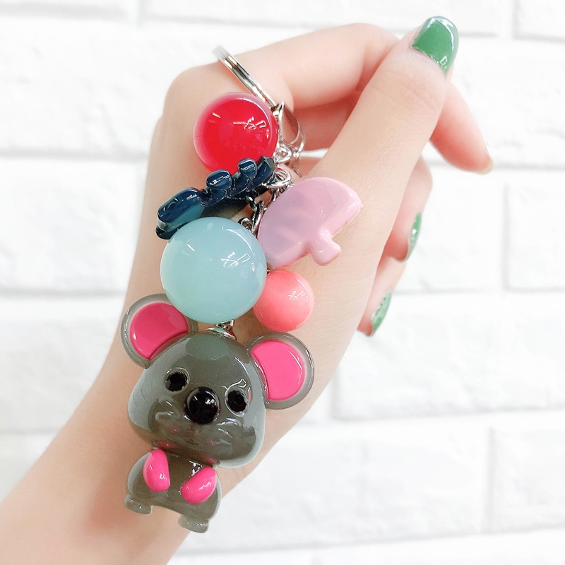 Acrylic keychain three-piece set a series of mixed personalized emoticon 91