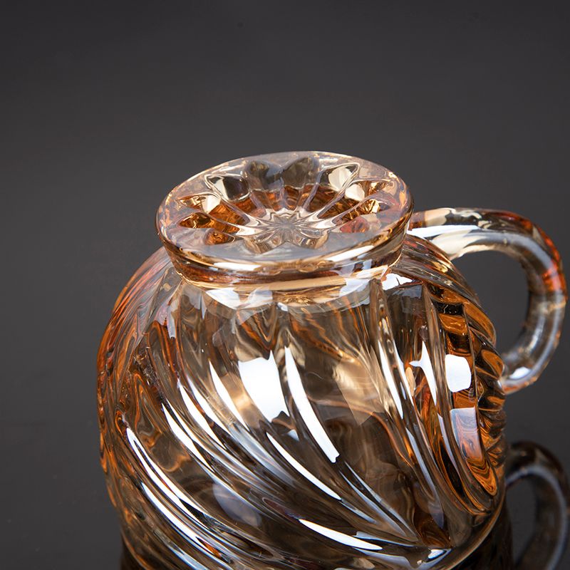 家用高档水晶玻璃茶杯套装电镀琥珀色BMPE-HL02-4T-HP详情图4