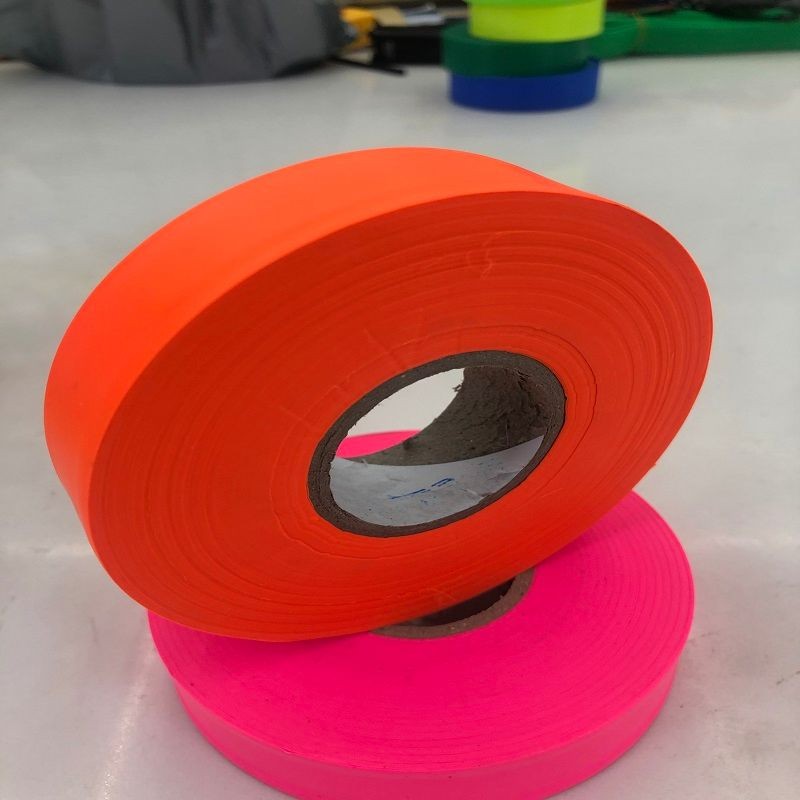 Mapping Mark With Orange, Pvc Mark Tape, Pvc Flagging Tape full figure