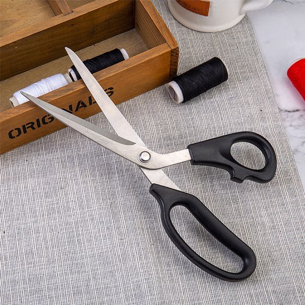 不锈钢裁缝剪刀服装裁缝剪多颜色家用剪刀DIY手工剪刀 厨房小工具细节图