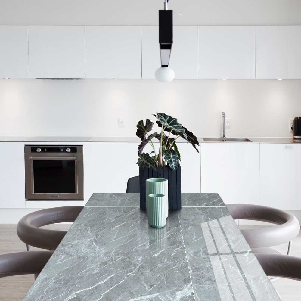 3d self-adhesive wall stickers, thickened PVC tile stickers, marble-patterned floor stickers, TV background wall stickers detail image 1