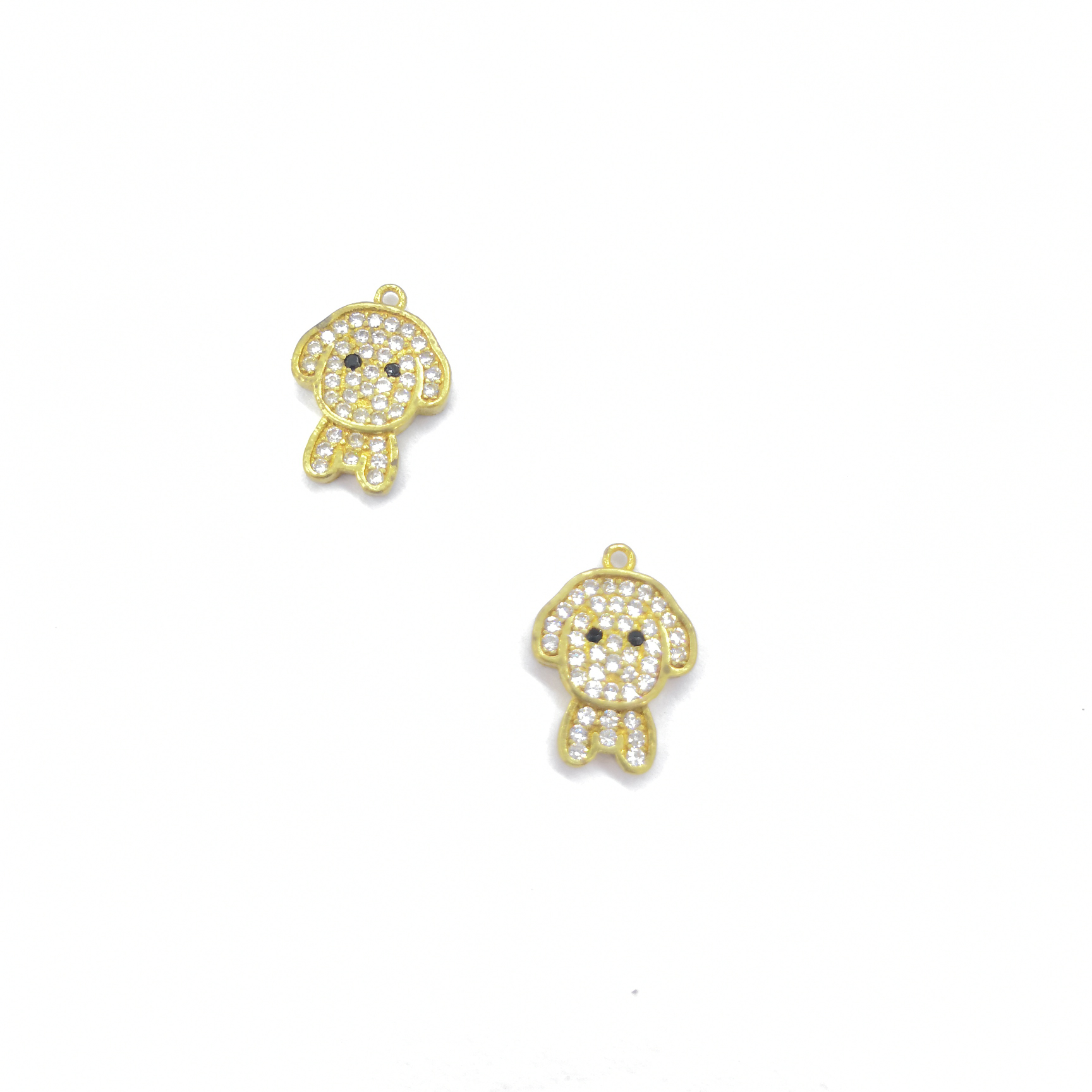 Micro inlaid bronze zodiac dog